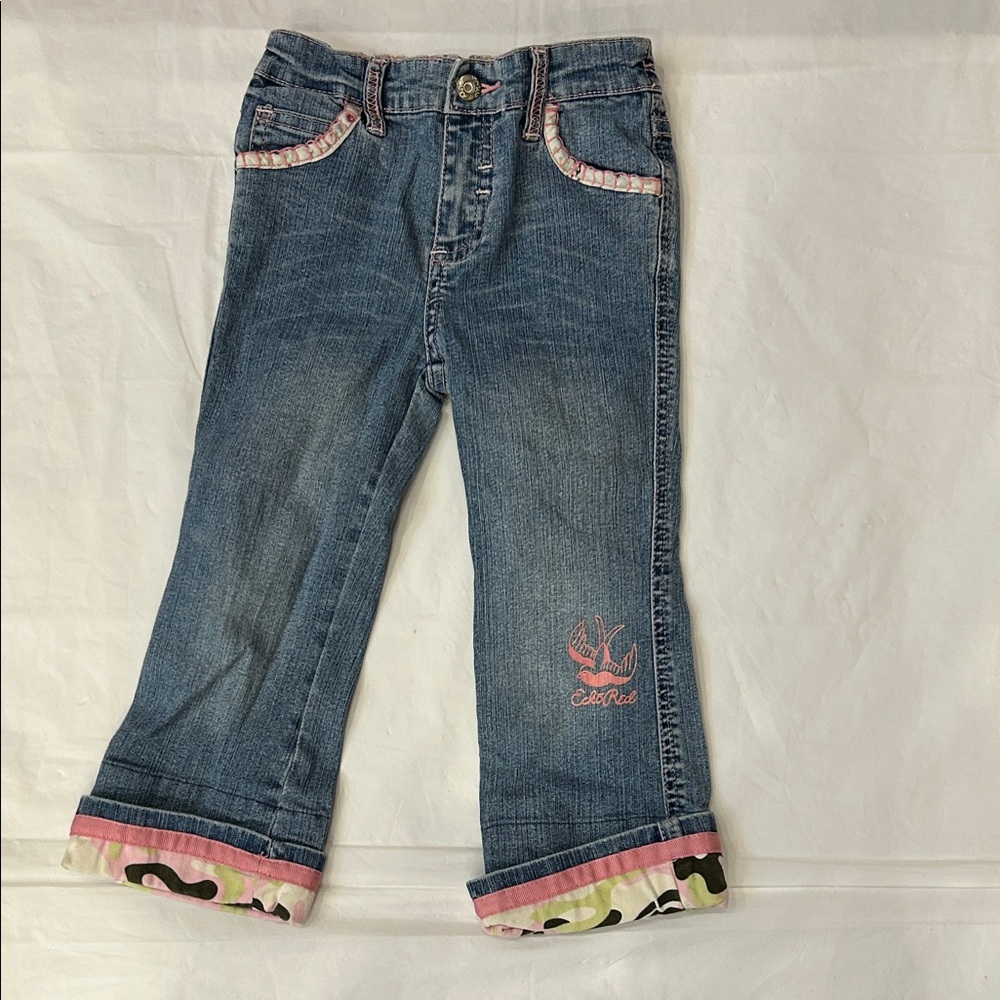 Marc Ecko Kids Denim Jeans with Pink Accents